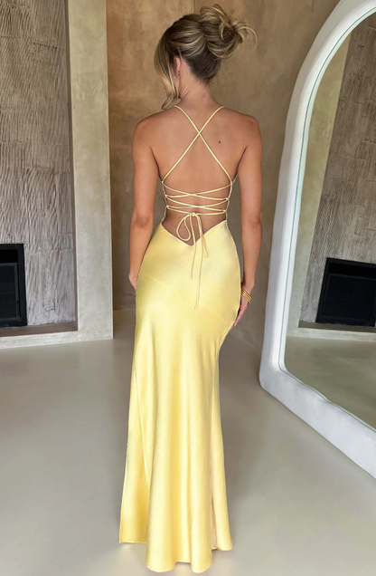 Teagan | Women’s V-Neck Wedding Guest Maxi Dress