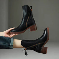 Chloe | Women's Casual Block Heel Ankle Boots