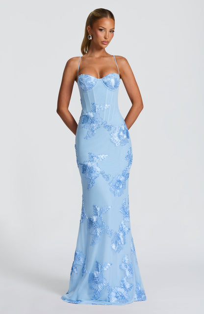 Evelina | Women’s Floral Maxi Wedding Guest Dress