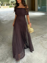 Pia | Women's Fall Off-Shoulder Evening Dress