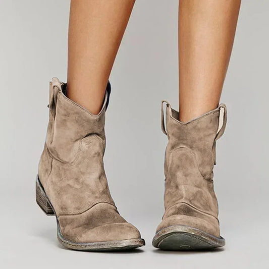 Molly | Women's Elegant Rounded Toe Cowboy Boots
