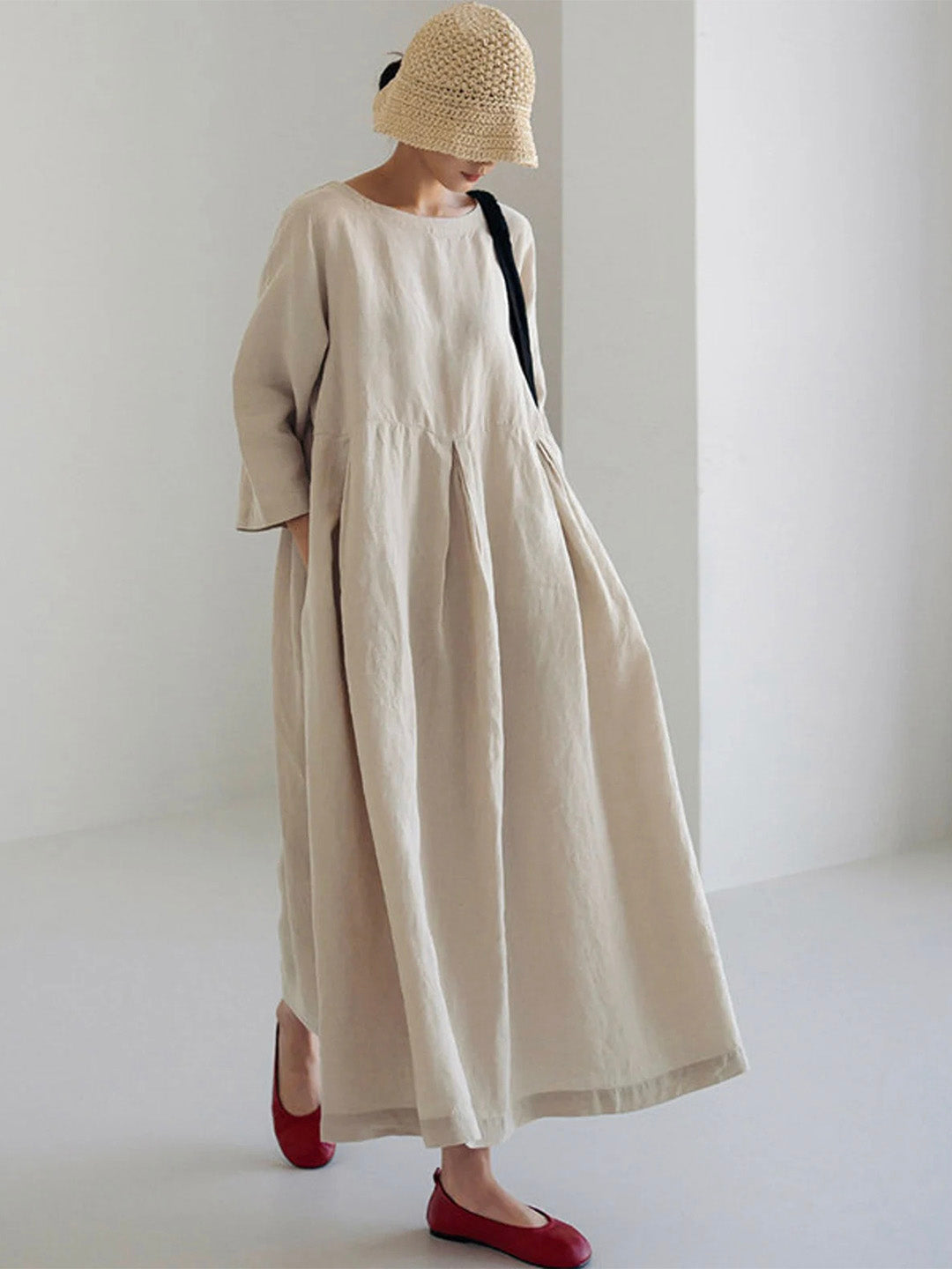 Salem | Women’s Casual Linen Maxi Dress