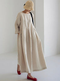 Bella | Women's Casual Linen Maxi Dress