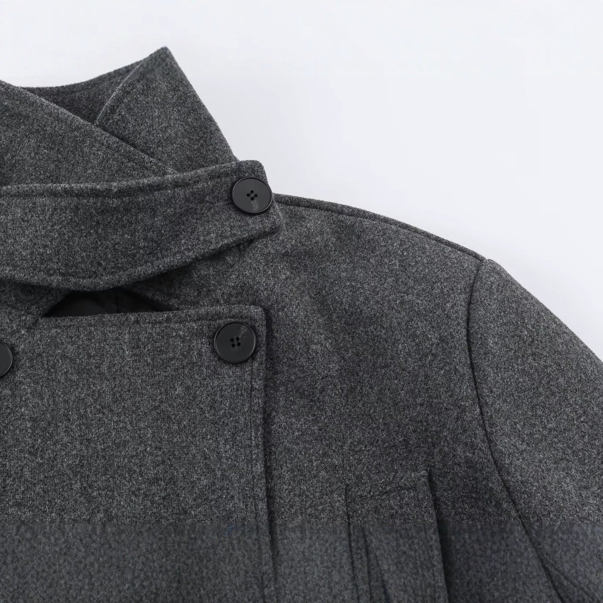 Alison | Women's Tailored Wool Belted Pea Coat
