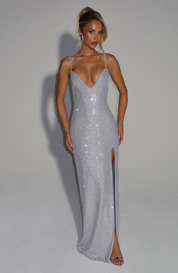 Natasha | Women's Sequined Elegant Maxi Evening Dress