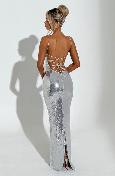 Michelle | Women's Elegant Sequin Maxi Evening Dress