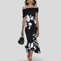 Ivy | Women's Elegant Floral Midi Dress