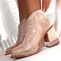 Iris | Women's Western Block Heel Cowboy Boots
