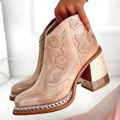 Kaia | Women’s Western Block Heel Cowboy Boots