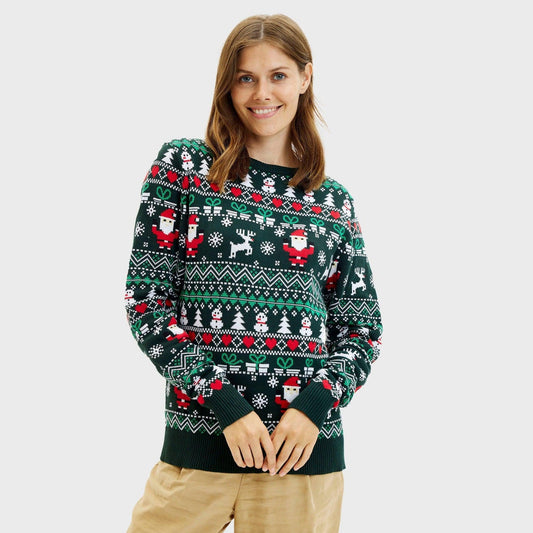Caroline | Women's Festive Knitted Christmas Jumper