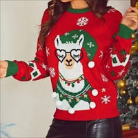 Carolyn | Women's Playful Knitted Christmas Jumper