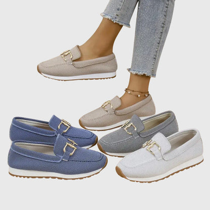 Caitlin | Women's Orthopedic Buckle Loafer Shoes