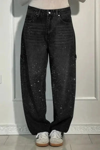 Daisy | Women's Sparkly Wide Leg Jeans