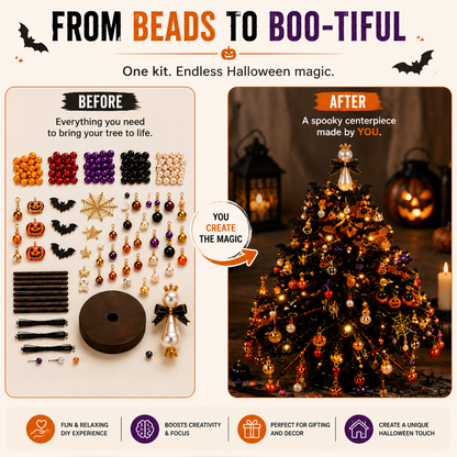 DIY Christmas Tree Decoration Kit Festive Beaded Craft