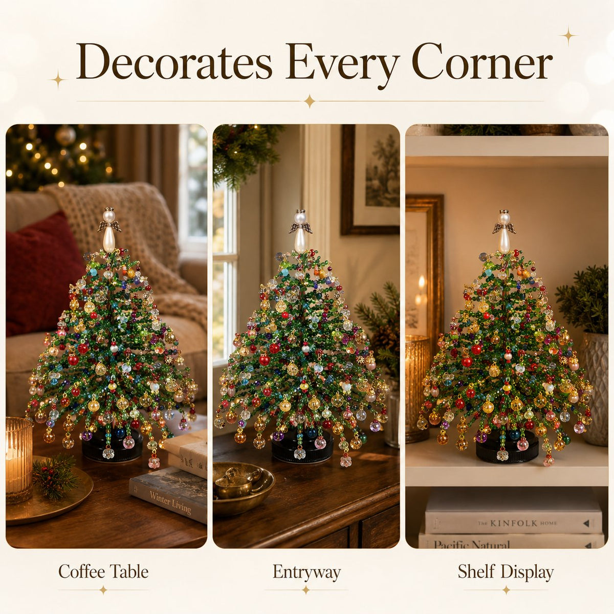 DIY Christmas Tree Decoration Kit Festive Beaded Craft
