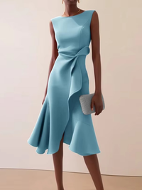 June | Women's Sleeveless Midi Evening Dress