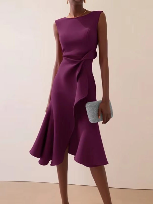 Winona | Women’s Sleeveless Midi Evening Dress