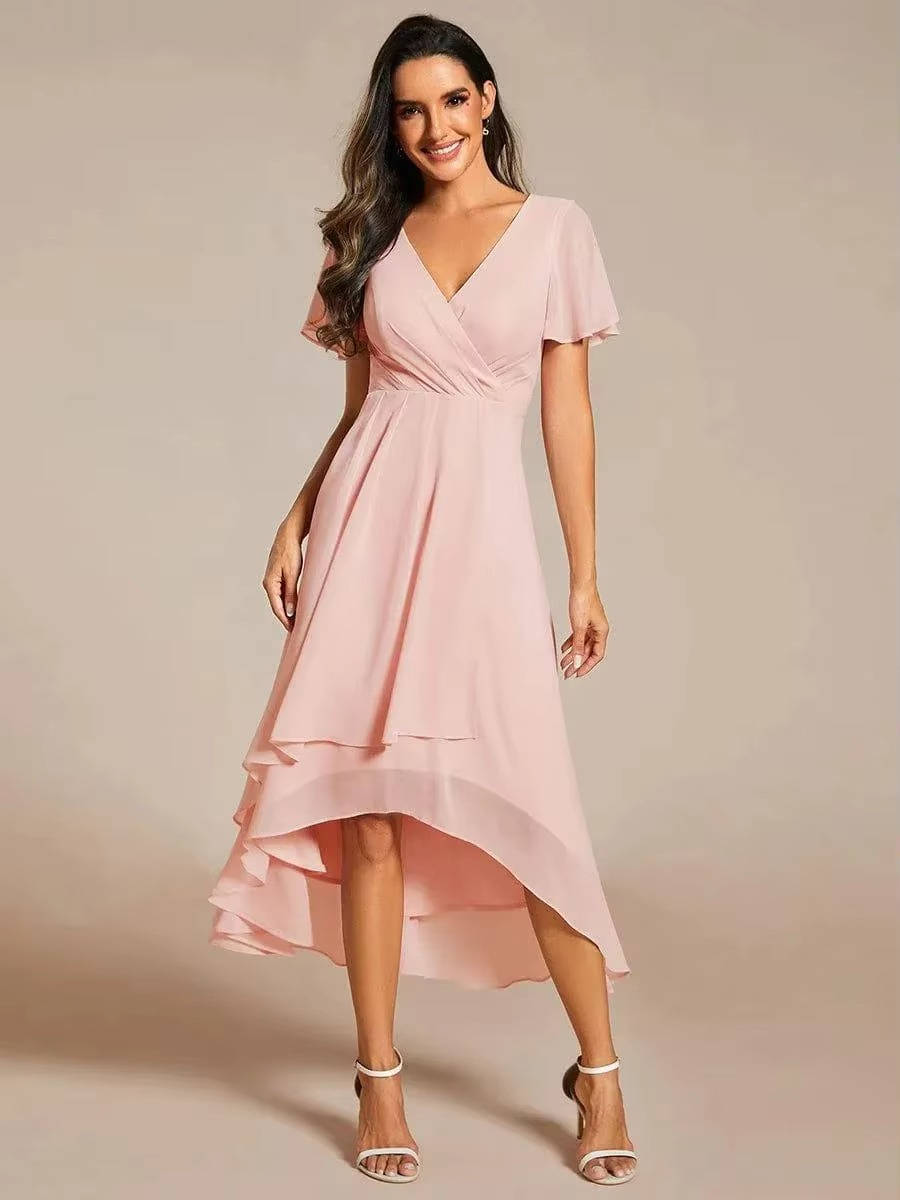 Liliana | Women’s Asymmetrical Wedding Guest Midi Dress