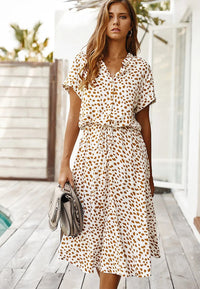 Wren | Women's Casual Printed Loose Shirtdress