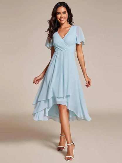 Liliana | Women’s Asymmetrical Wedding Guest Midi Dress