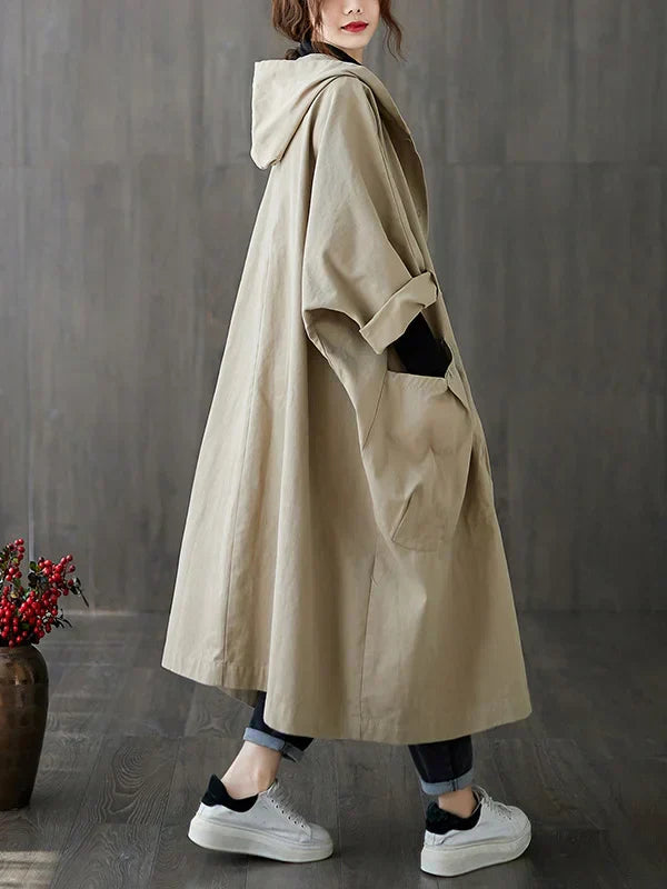 Delphine | Women’s Classic Trenchcoat with Front Pockets