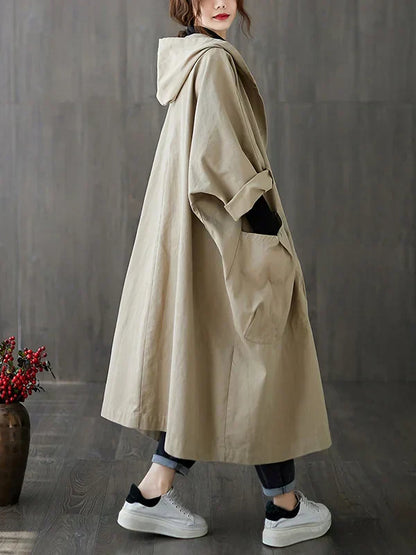 Delphine | Women’s Classic Trenchcoat with Front Pockets