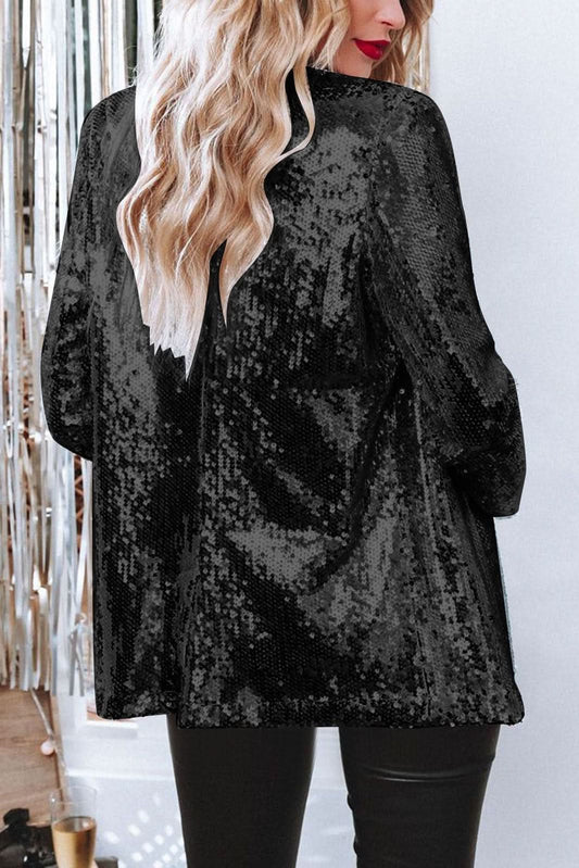 Elizabeth | Women's Glittering Sequin Blazer