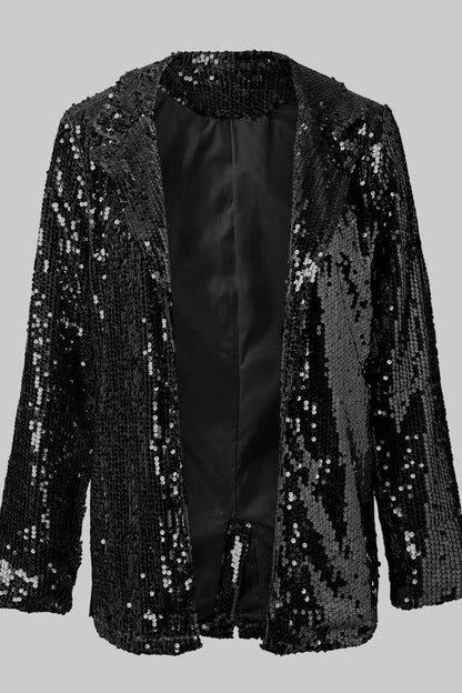 Elizabeth | Women's Glittering Sequin Blazer