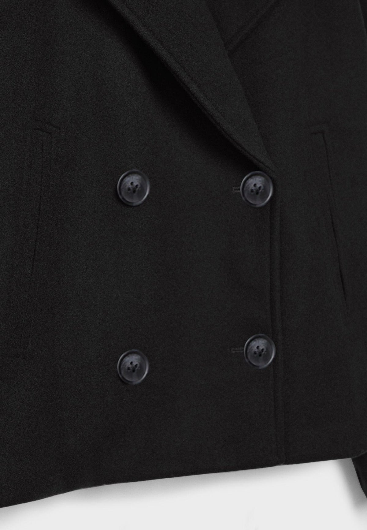Elspeth | Women's Cropped Wool Pea Coat
