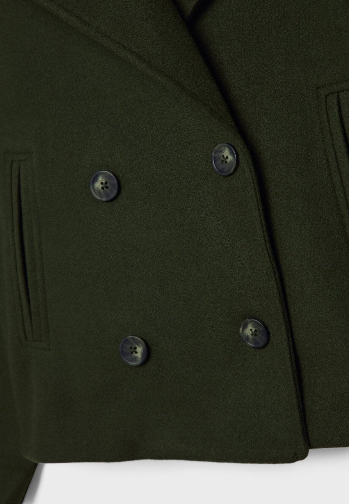Elspeth | Women's Cropped Wool Pea Coat