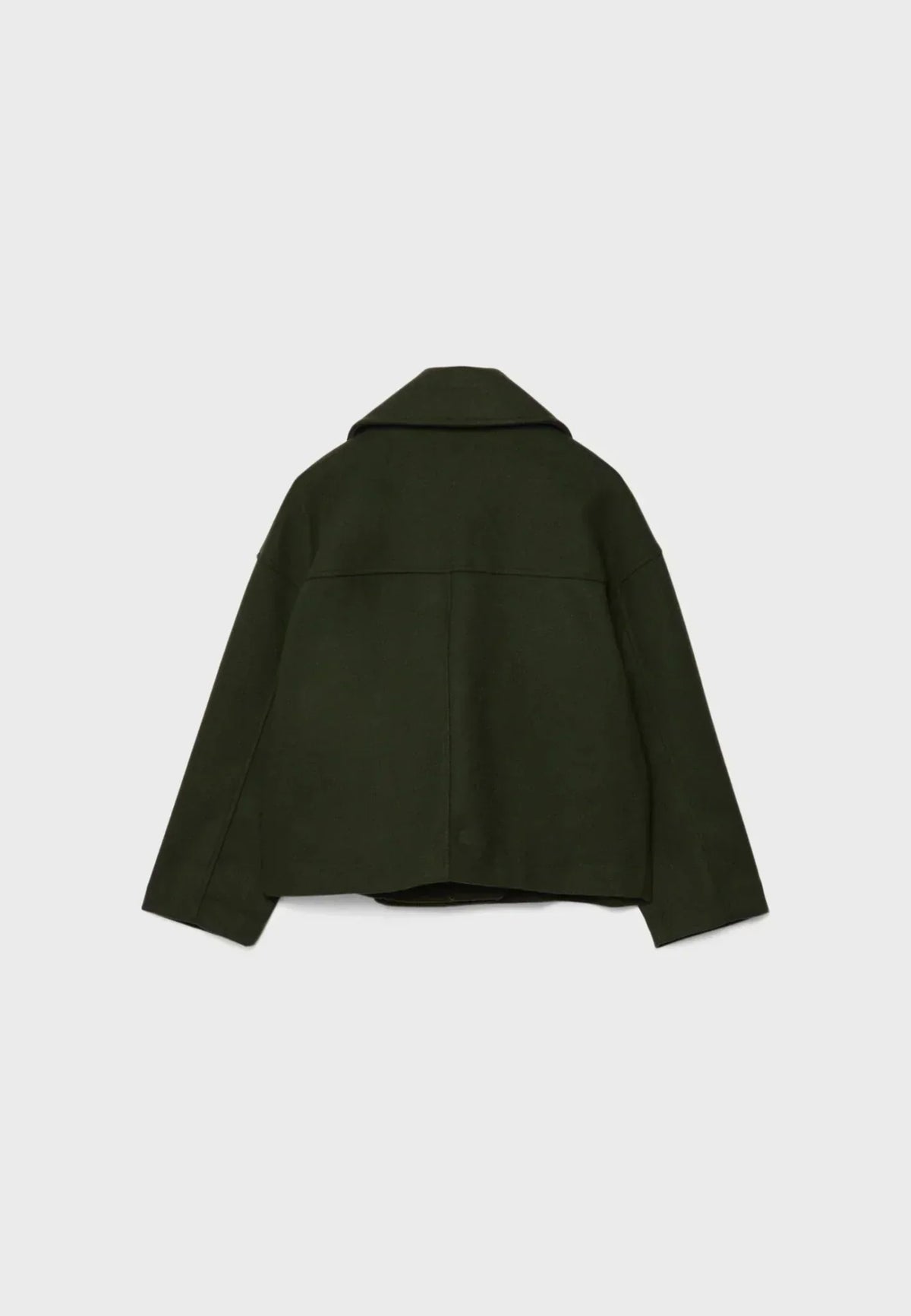 Elspeth | Women's Cropped Wool Pea Coat