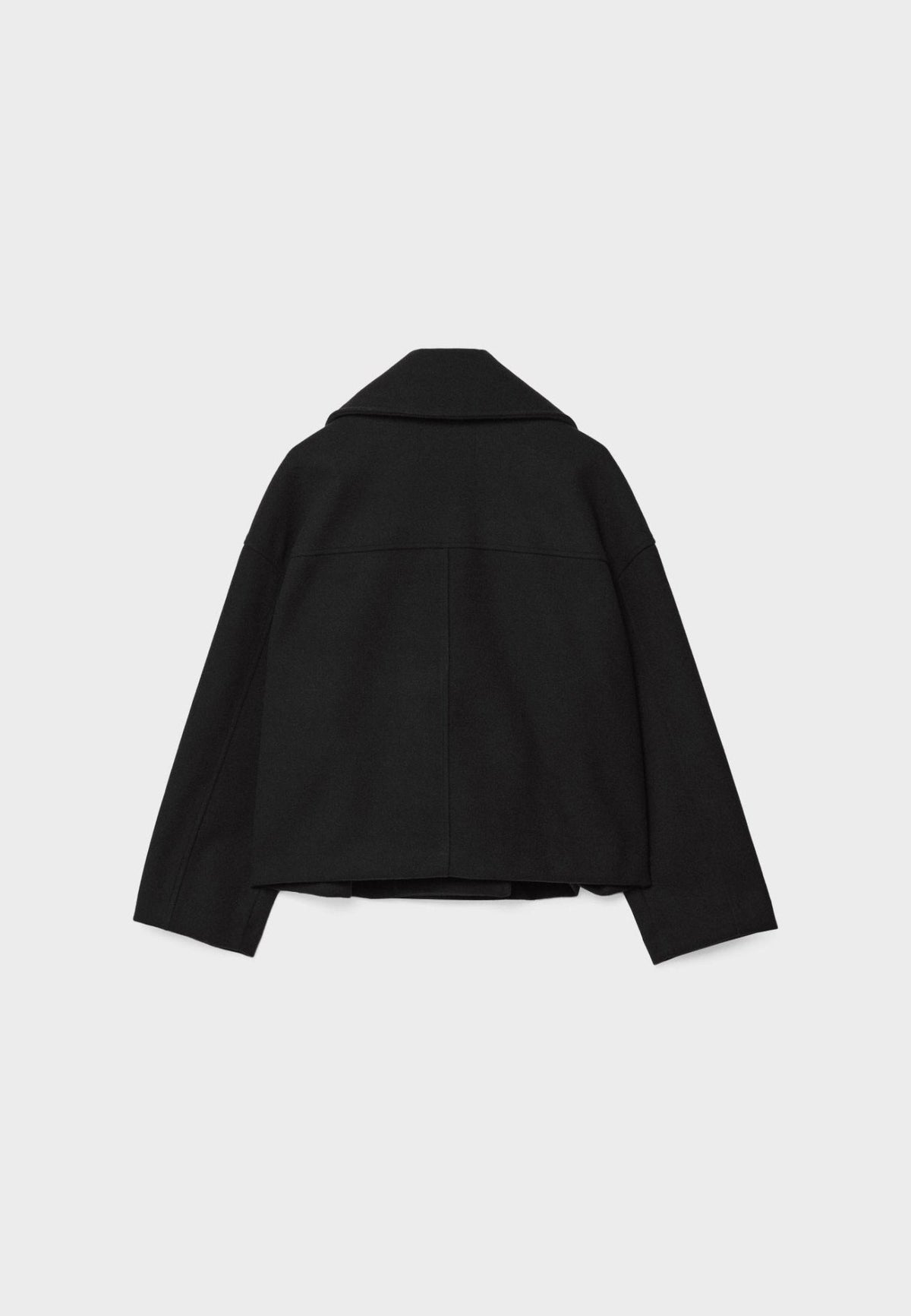 Elspeth | Women's Cropped Wool Pea Coat