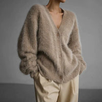 Nadia | Women's V-Neck Button Closure Cardigan