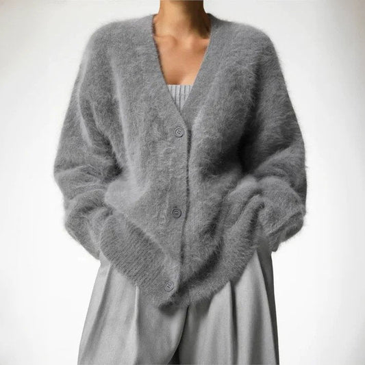 Nadia | Women's V-Neck Button Closure Cardigan