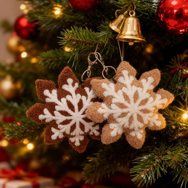 Festive Christmas Snowflake Cushion Cover