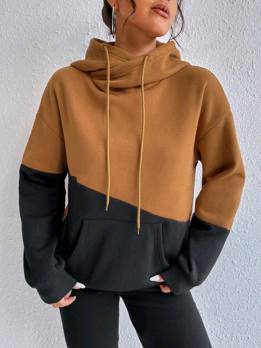 Tina | Women's Elegant High Neckline Hoodie