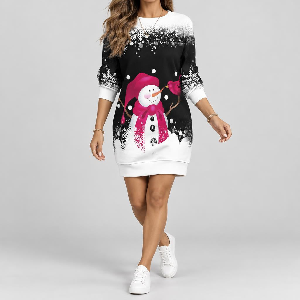 Florence | Women's Festive Elegant Midi Christmas Party Dress