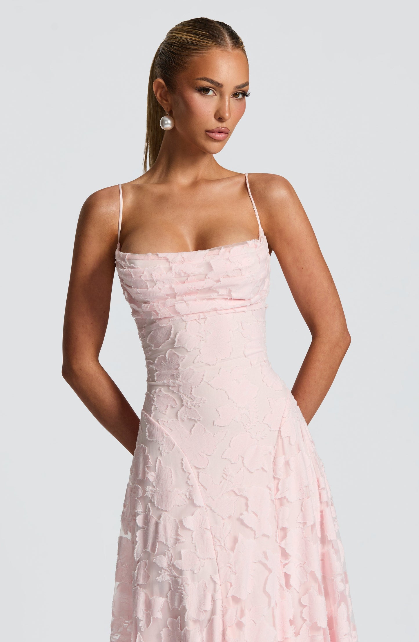 Melinda | Women's Formal Embroided Maxi Evening Dress