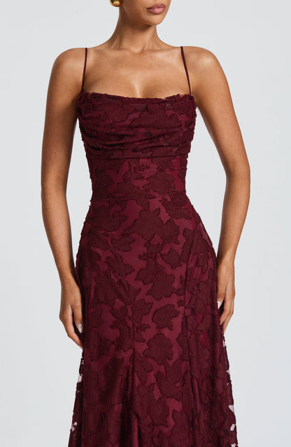 Melinda | Women's Formal Embroided Maxi Evening Dress
