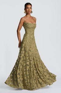 Wendy | Women's Formal Embroided Maxi Evening Dress