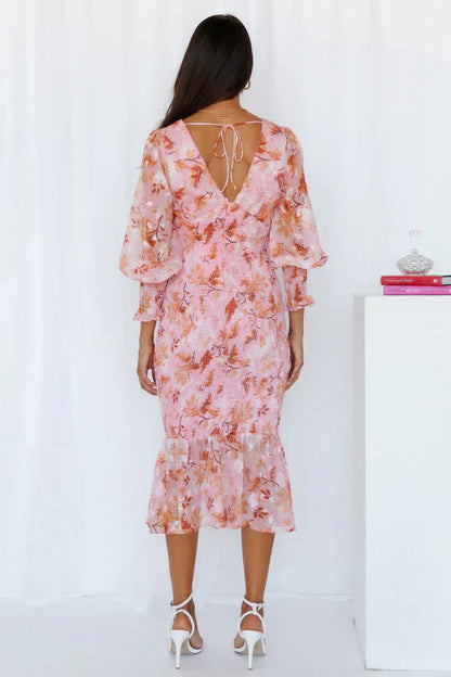 Blakely | Women’s Puff Sleeves Wedding Guest Dress