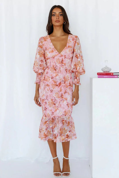 Blakely | Women’s Puff Sleeves Wedding Guest Dress