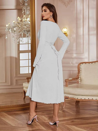 Paris | Women’s Square Neck Wedding Guest Midi Dress