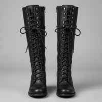 Isla | Women's Sturdy Lace-Up Knee-High Boots