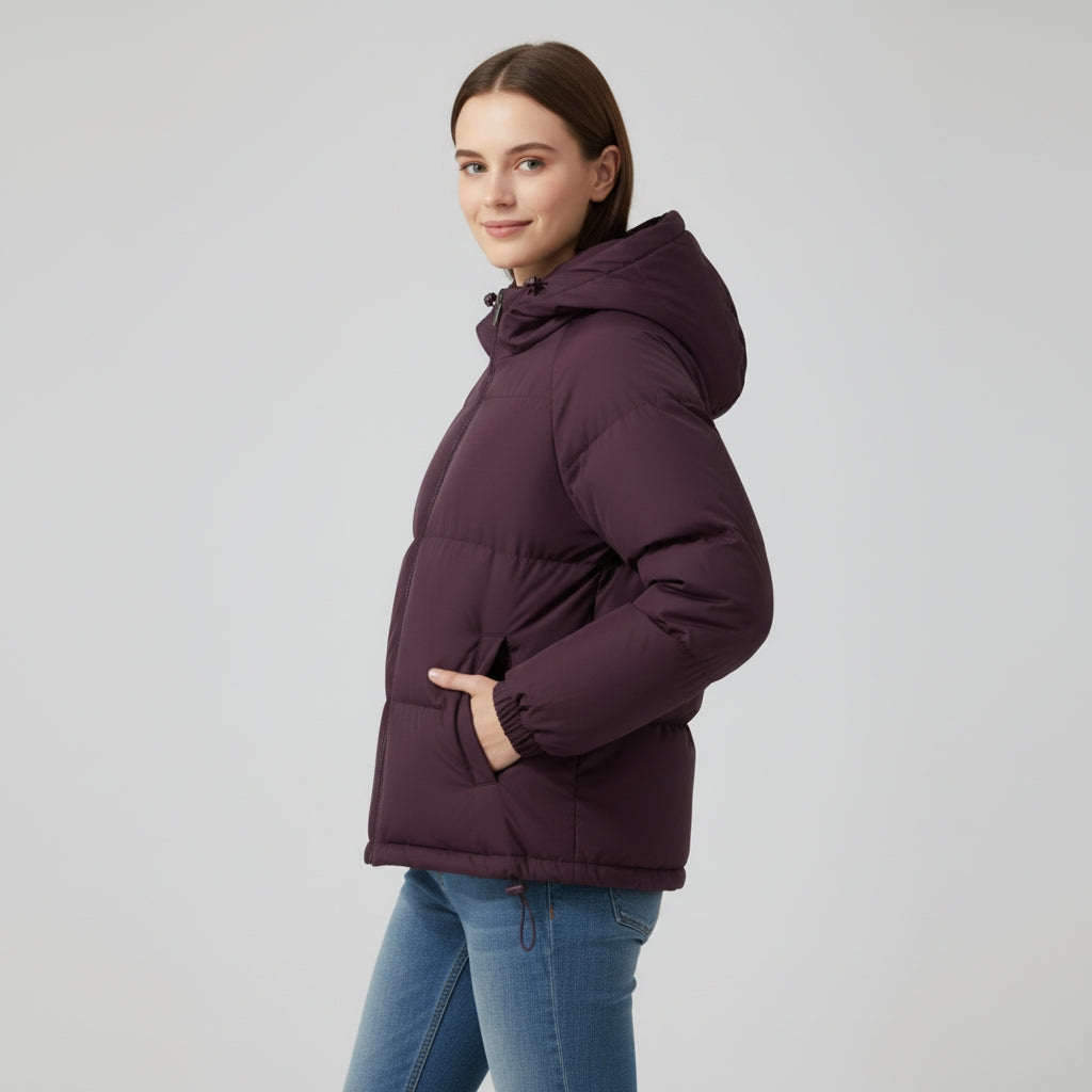 Jasmine | Women's Quilted Hooded Puffer Jacket
