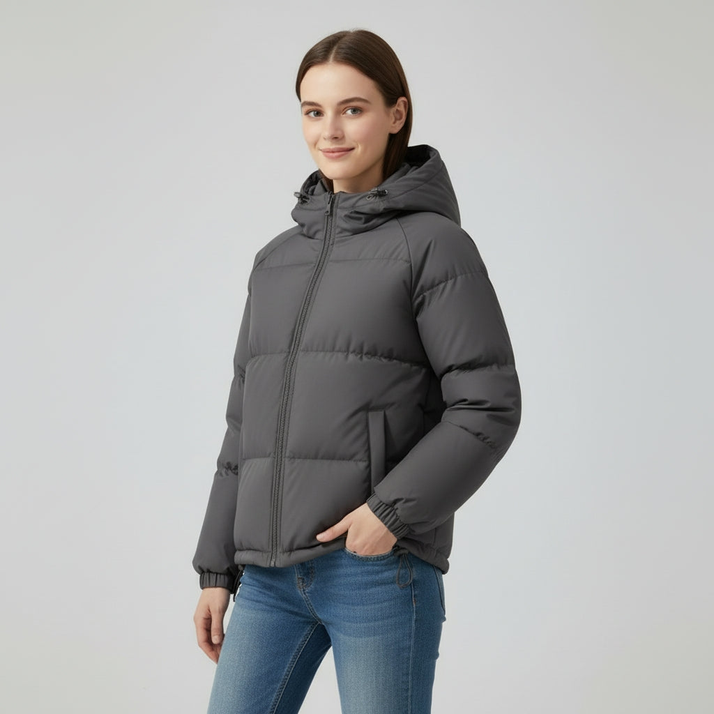 Jasmine | Women's Quilted Hooded Puffer Jacket