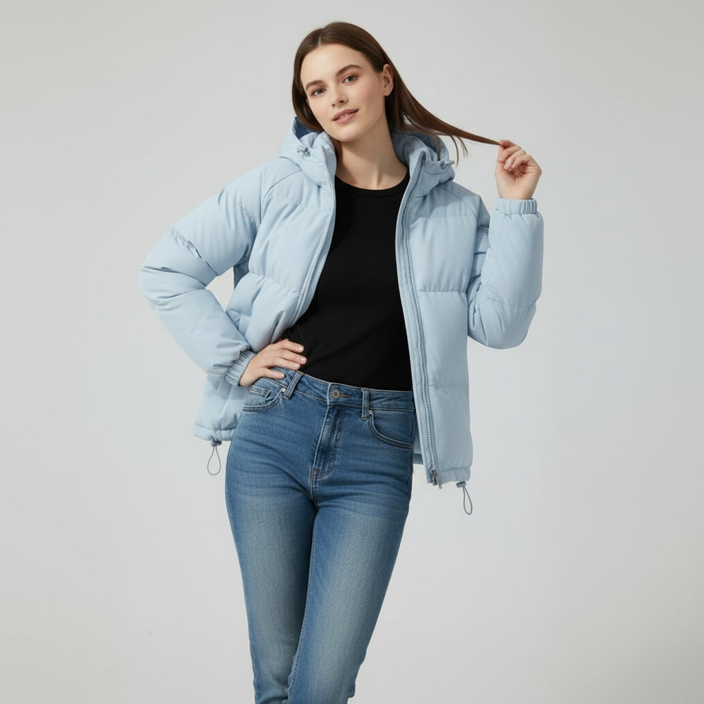 Jasmine | Women's Quilted Hooded Puffer Jacket