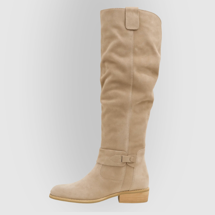 Karen | Women's Elegant Suede Knee-High Boots