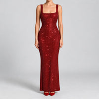 Kerry | Women's Elegant Sequin Maxi Evening Dress