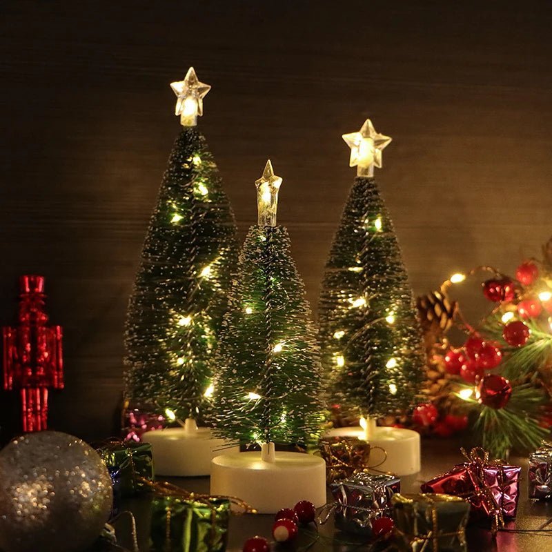 LED Christmas String Fairy Lights Miniature Tabletop Tree